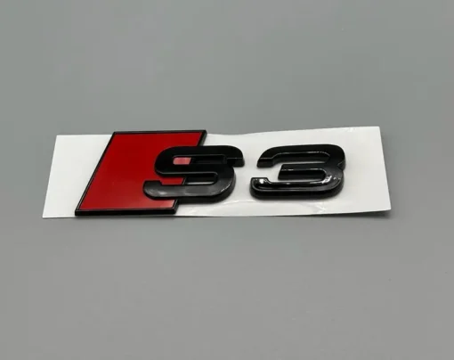 Audi-S3-Emblem-Blanksvart