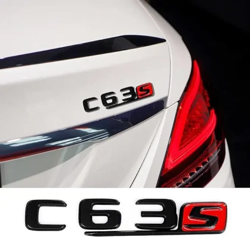Mercedes-Benz C63s emblem baklucka