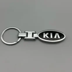Kia-Nyckelring-Metall-Svart