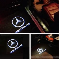 Mercedes AMG dörrlampor Led CLA CLS E-Klass
