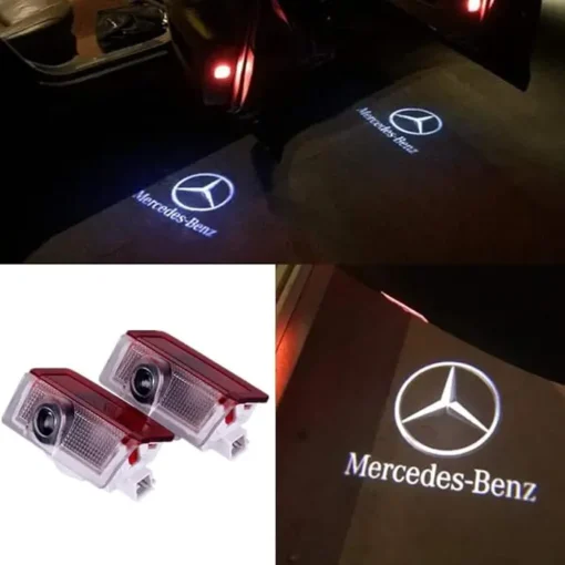 Mercedes-Benz dörrlampor A B E C M klass dörrbelysning