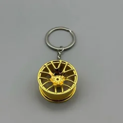 Nyckelring-Fälg-Guld