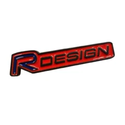 R Design emblem Volvo Svart Röd