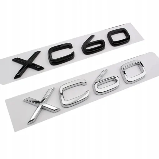 Volvo XC60 emblem logga svart krom
