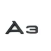 Audi A3 logo emblem blanksvart