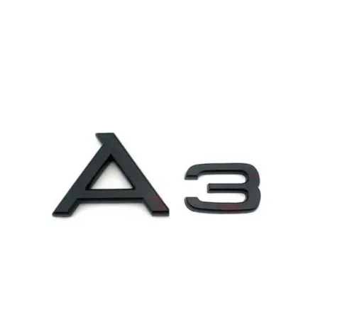 Audi A3 logo emblem blanksvart