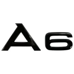 Audi A6 Logo emblem blanksvart