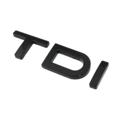 Audi TDI Emblem logo svart