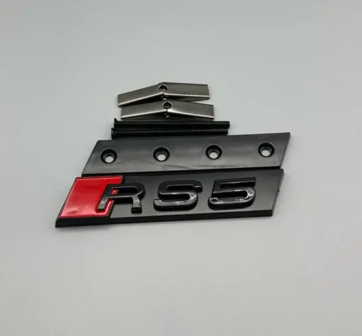 Audi-RS5-Emblem-Grill-blanksvart