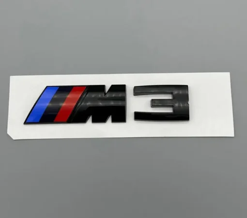 BMW-M3-Emblem-Logo-Svart