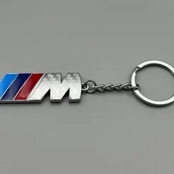 BMW-Nyckelring-Kolfiber-Silver