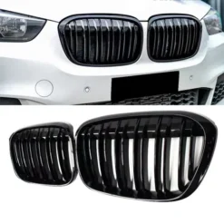 BMW-X1-F48-Grill-Njurar-Blanksvarta-2015-2019