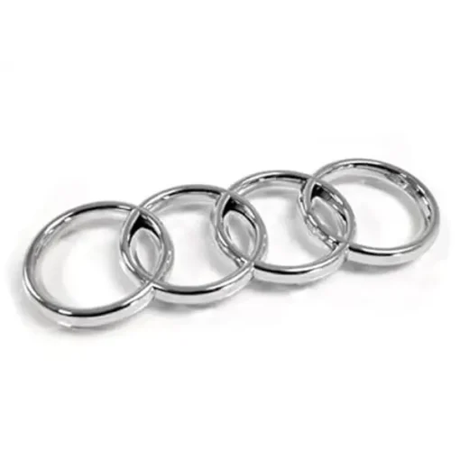 Audi-Emblem-Ringar-Fram-Krom-Flera-modeller