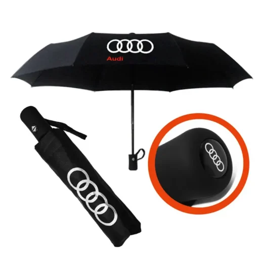 Audi-Logga-Paraply-till-bilen
