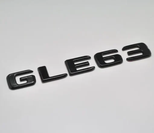 Mercedes-GLE63-Emblem-Logga-Blanksvart