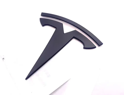 Tesla-Emblem-Baklucka-Mattsvart
