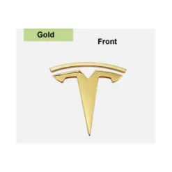 Tesla-Emblem-Fram-Guld