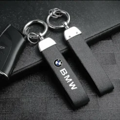 BMW-Lyxig-Nyckelring-Läder