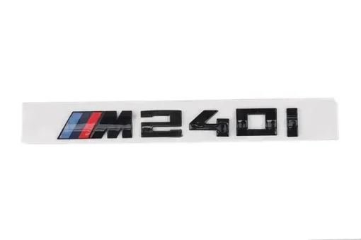 BMW-M240i-Emblem-Logga-Blanksvart