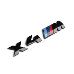 BMW-X4M-Emblem-Logga-Blanksvart