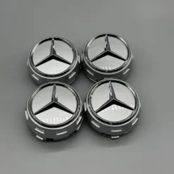 Mercedes-Centrumkåpor-Edition-Silver-4-pack
