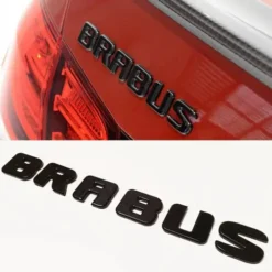 Mercedes-Emblem-Brabus-Blanksvart