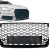 Audi-A4-S4-B9-Grill-RS4-Blanksvart-2016+