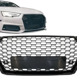 Audi-A4-S4-B9-Grill-RS4-Blanksvart-2016+