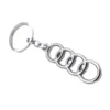 Audi-RIngar-Nyckelring-Krom