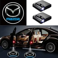 Mazda-dörrbelysning-dörrlampor-LED-2pack