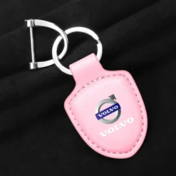 Volvo-Nyckelring-Lyx-Rosa