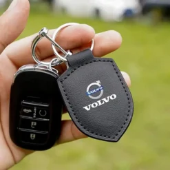 Volvo-Nyckelring-Lyxig-Svart
