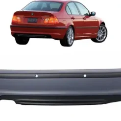 BMW-E46-Bak-stötfångare-M-Sport-Sedan-98-2004-modell