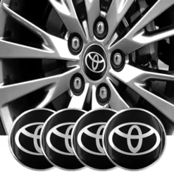 Toyota-Centrumkåpor-Navkåpor-Svart