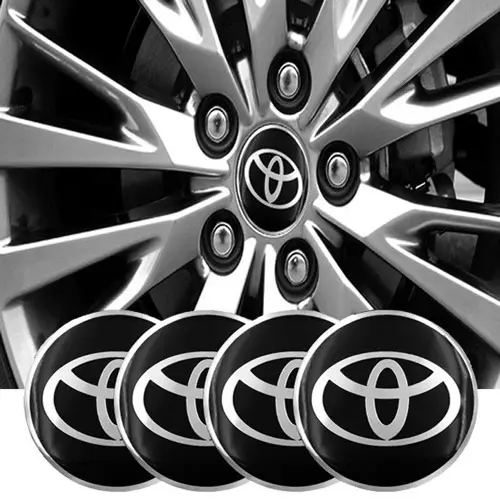 Toyota-Centrumkåpor-Navkåpor-Svart