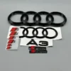 Audi-A3-Emblem-Kit-Paketpris-Sline-edition-blanksvart