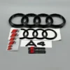Audi-A4-Emblem-Kit-Sline-Edition-Blanksvart