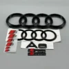 Audi-A6-Emblem-Set-Sline-Edition-Blanksvart-paketpris