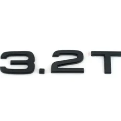 Audi-3.2T-Logga-Emblem-Blanksvart