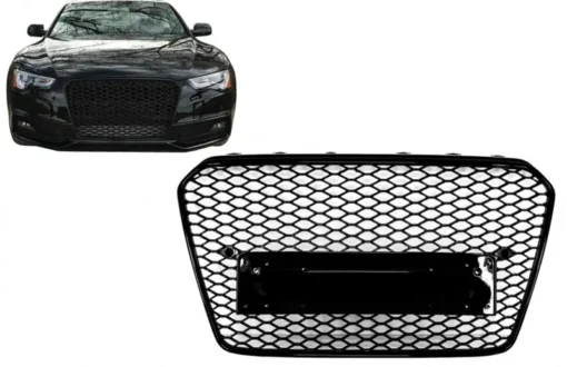 Audi-A5-8T-RS5-Grill-Blanksvart-Facelift