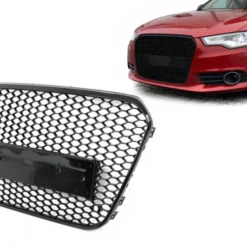 Audi-A6-C7-Grill-RS-Design-Blanksvart-2011-2014