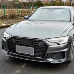 Audi-A6-C8-Grill-RS6-Design-Blanksvart-2018-