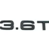 Audi-Emblem-3.6T-Logga-Blanksvart