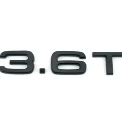 Audi-Emblem-3.6T-Logga-Blanksvart
