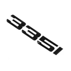 BMW-335i-Emblem-Blanksvart