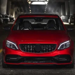 Mercedes W205 C63 Grill GTR Blanksvart 2018-2020