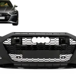 Audi-A6-C8-RS6-Front-Stötfångare-2018+