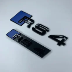 Audi RS4 Emblem Set Blå