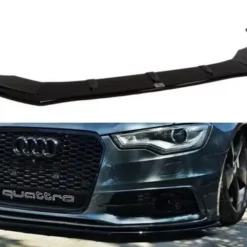 Audi-A6-C7-Frontläpp-S-Line-C7-Maxton-Design-Gloss-Black