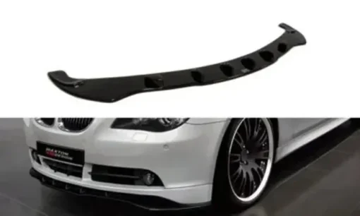 BMW-E60-E61-Frontspoiler-maxtondesign-standard-front-blanksvart